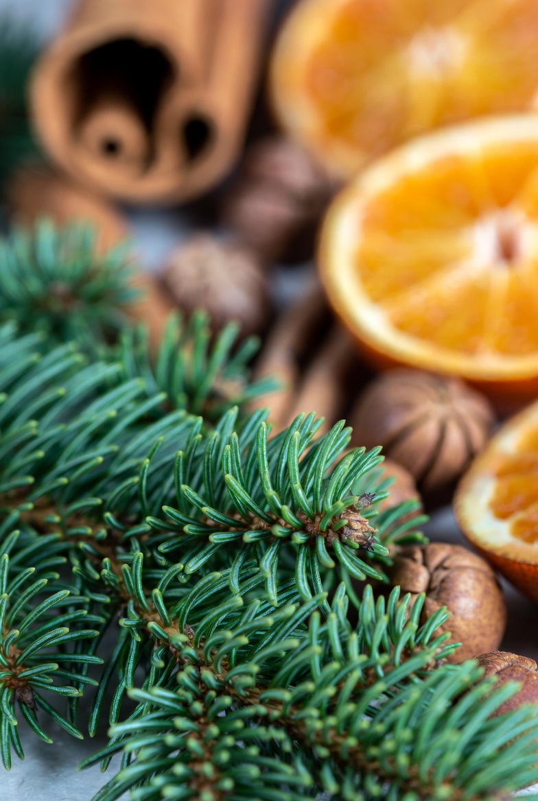 Festive spices and natural decorations Festive spices and natural decorations