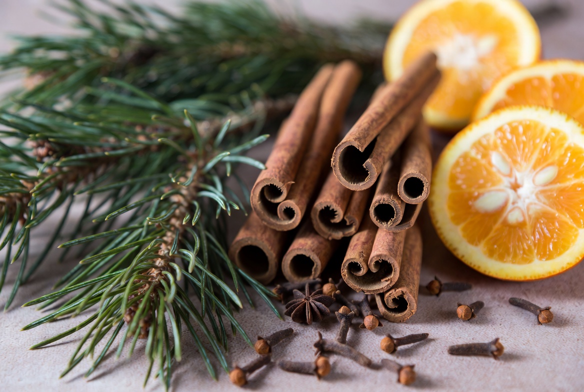 Cinnamon and orange spice arrangement Cinnamon and orange spice arrangement