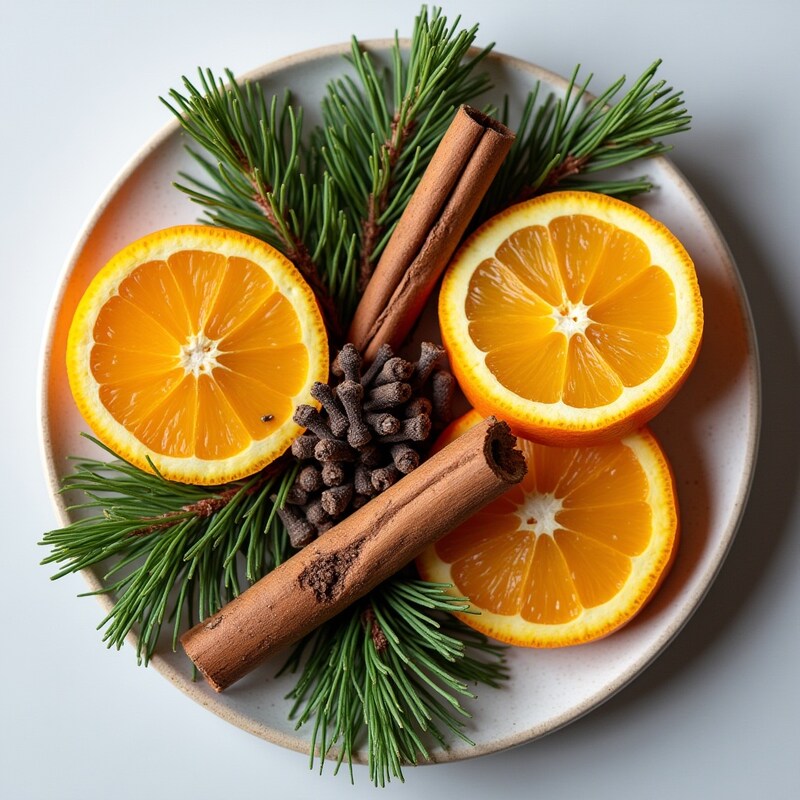 Citrus and spice holiday decoration Citrus and spice holiday decoration