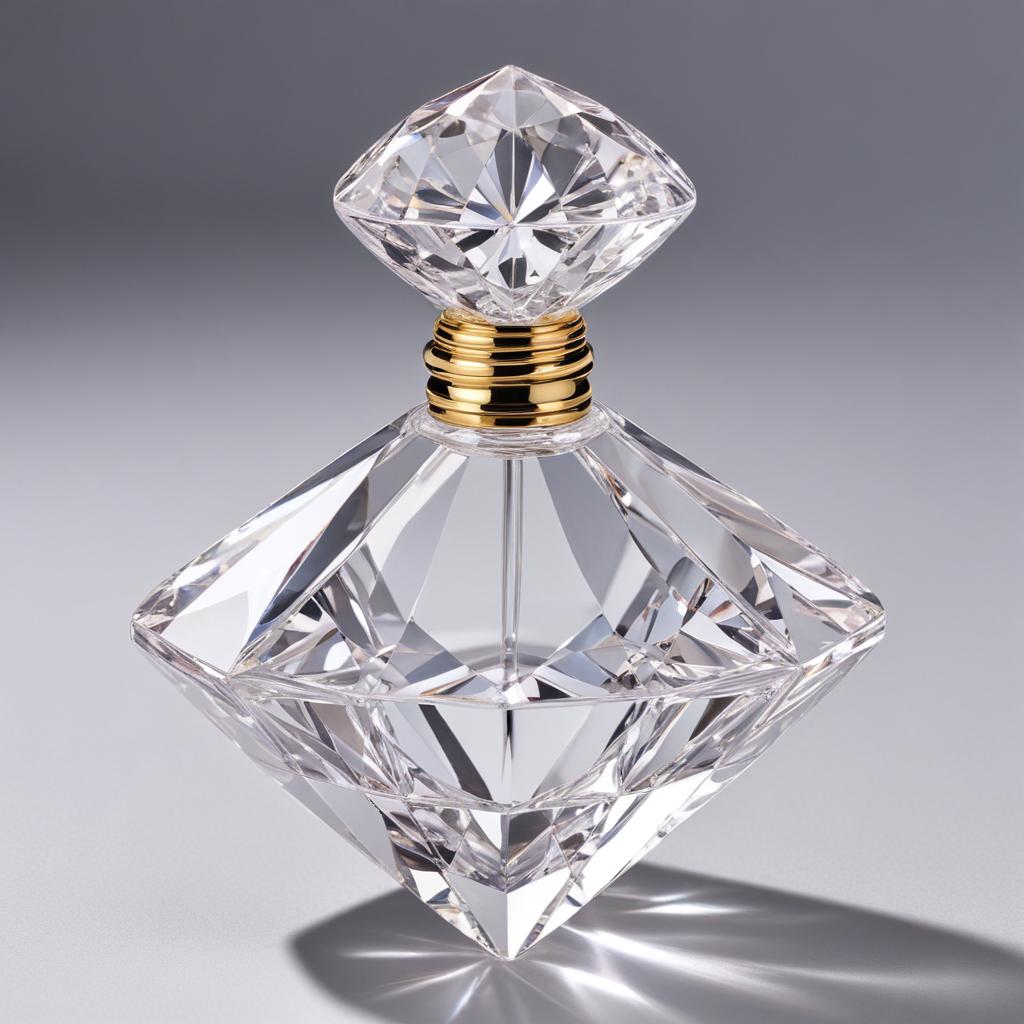Elegant crystal perfume bottle design Elegant crystal perfume bottle design