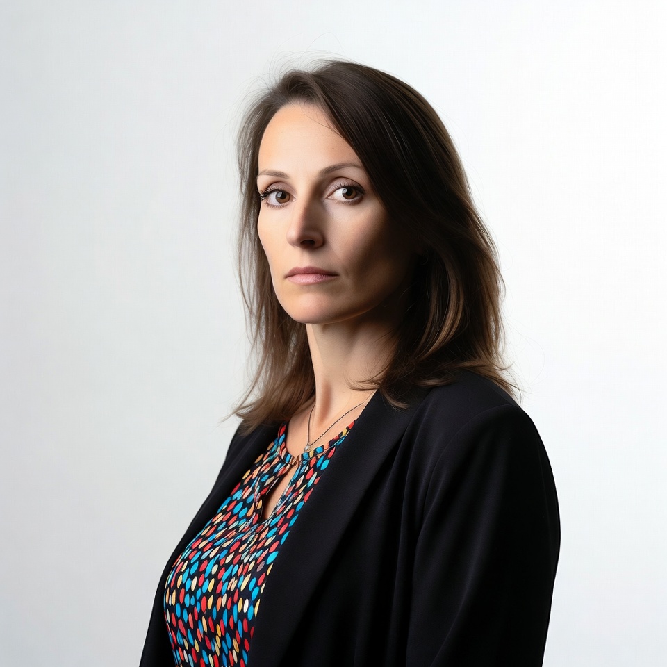 Confident woman in stylish attire Confident woman in stylish attire