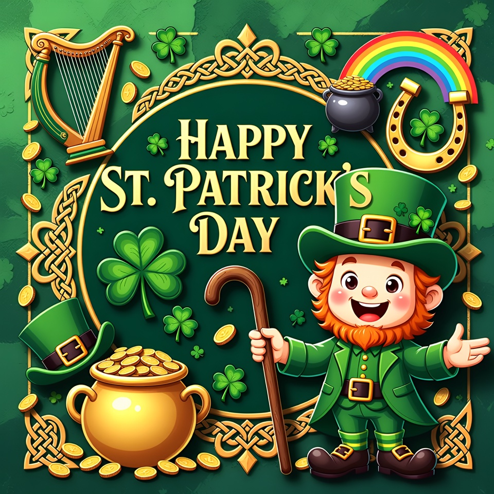 Celebrating st. patrick's day festivities Celebrating st. patrick's day festivities