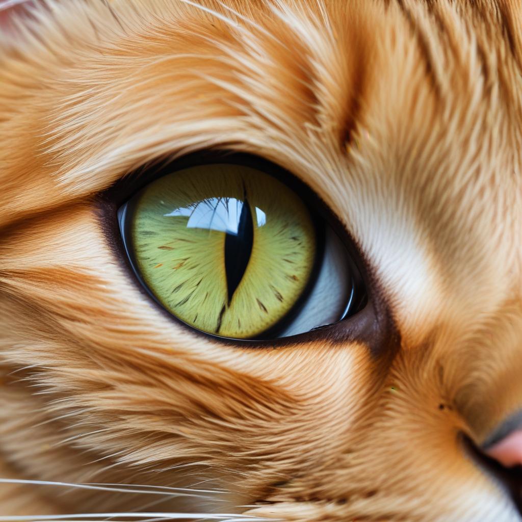 Close-up of a cat's eye Close-up of a cat's eye
