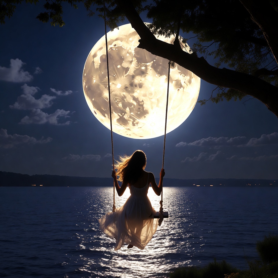 Swinging under the moonlight Swinging under the moonlight