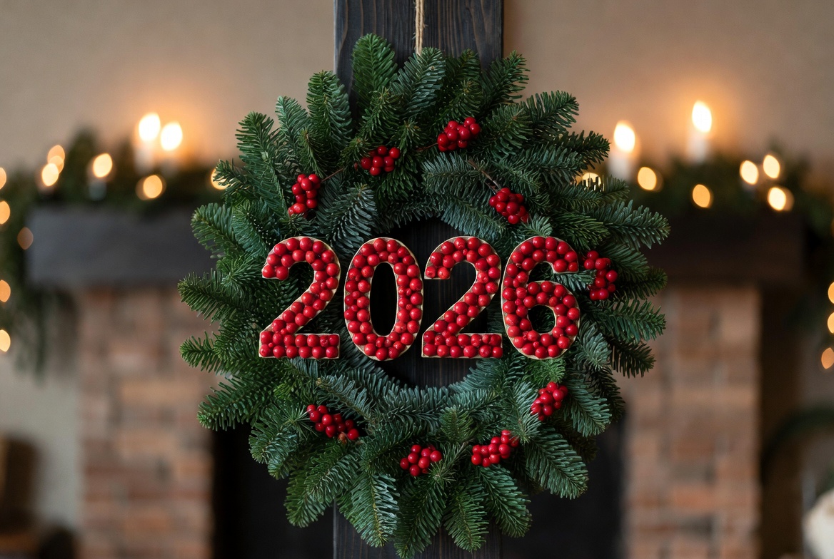 Decorative christmas wreath for 2026 Decorative christmas wreath for 2026