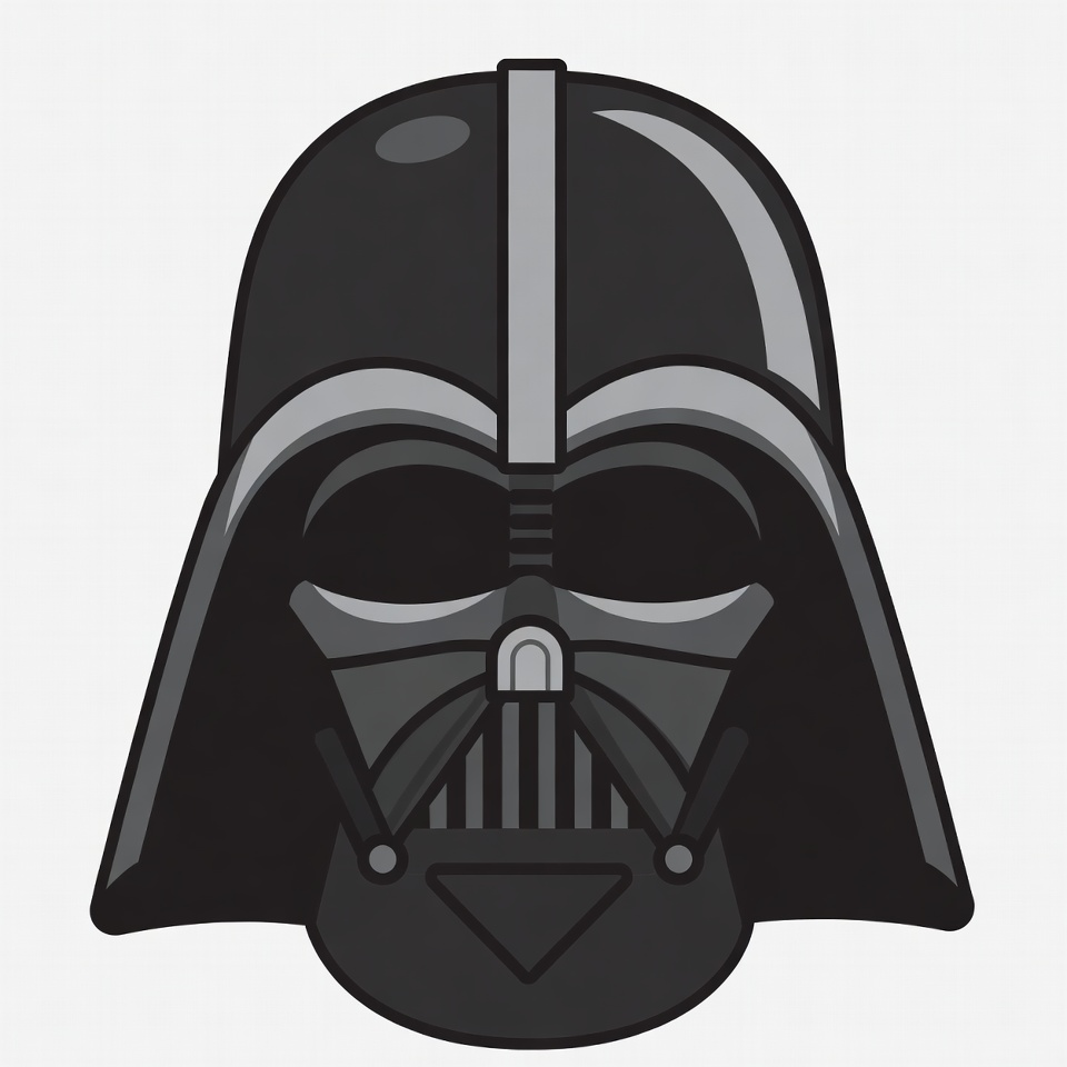Iconic dark helmet design Iconic dark helmet design