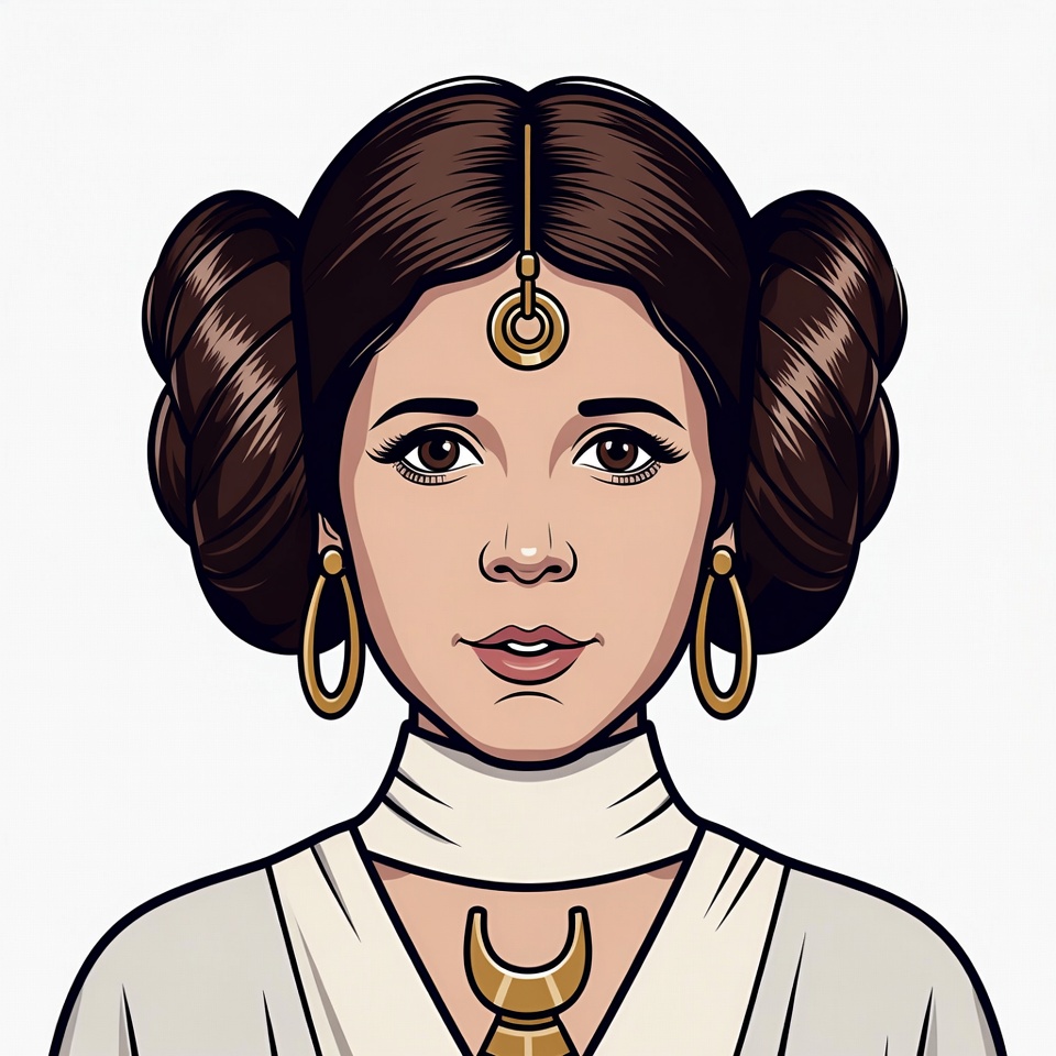 Princess in space attire Princess in space attire