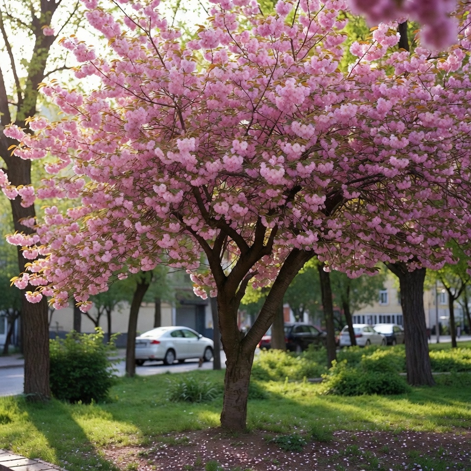 Cherry tree blooms in spring Cherry tree blooms in spring