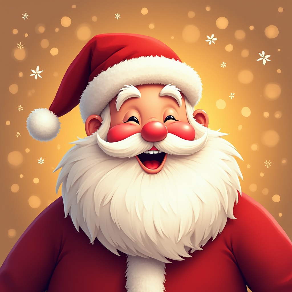 Santa claus with cheerful smile Santa claus with cheerful smile