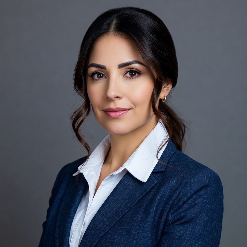 Professional woman in business attire Professional woman in business attire