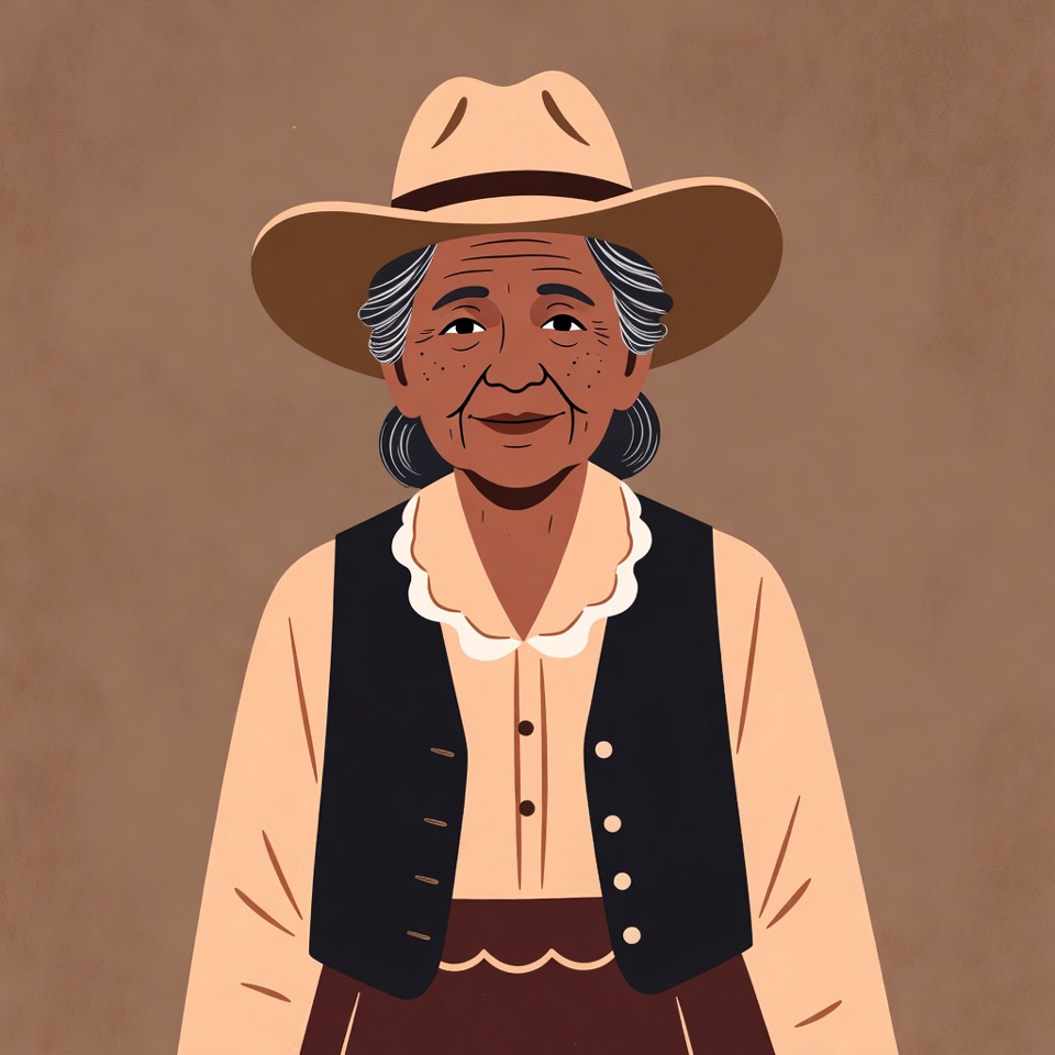 Portrait of a woman in a hat Portrait of a woman in a hat