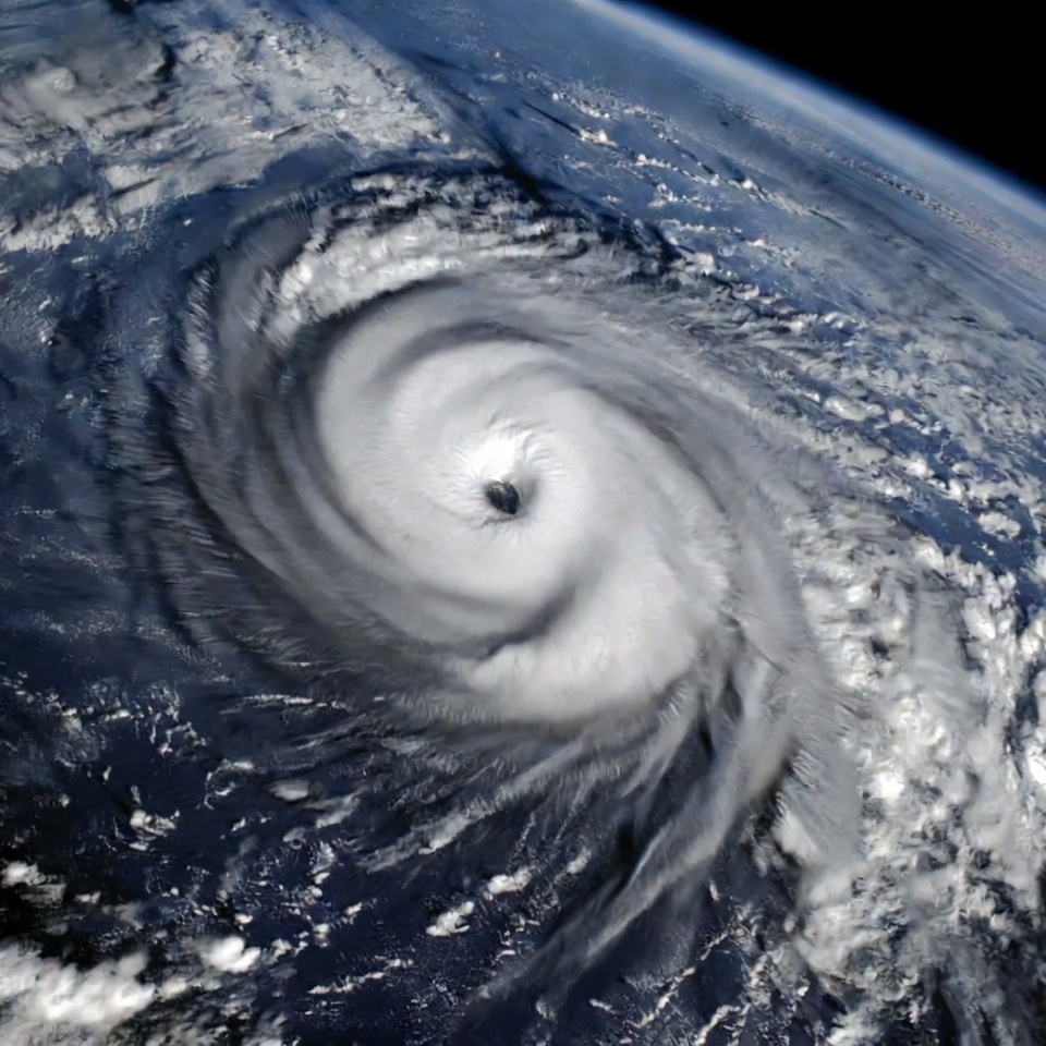 Hurricane viewed from space Hurricane viewed from space