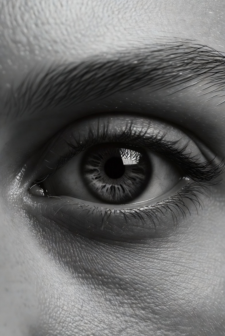 Detailed view of a human eye Detailed view of a human eye