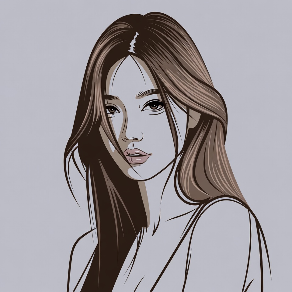 Elegant portrait of a woman Elegant portrait of a woman