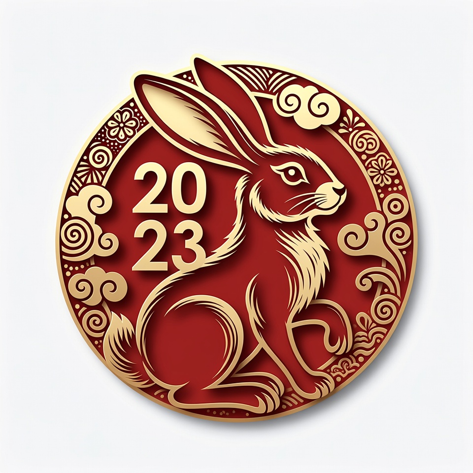 Rabbit symbol for 2023 lunar new year Rabbit symbol for 2023 lunar new year