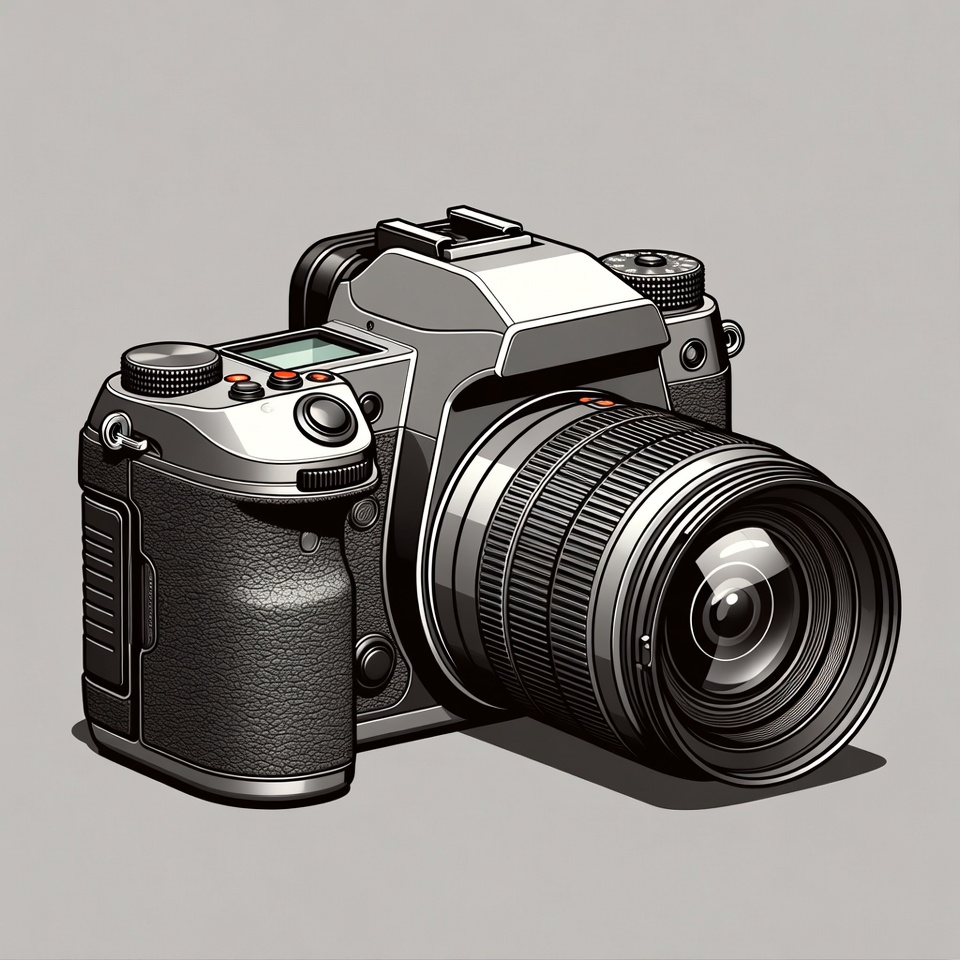 Digital camera with lens design Digital camera with lens design