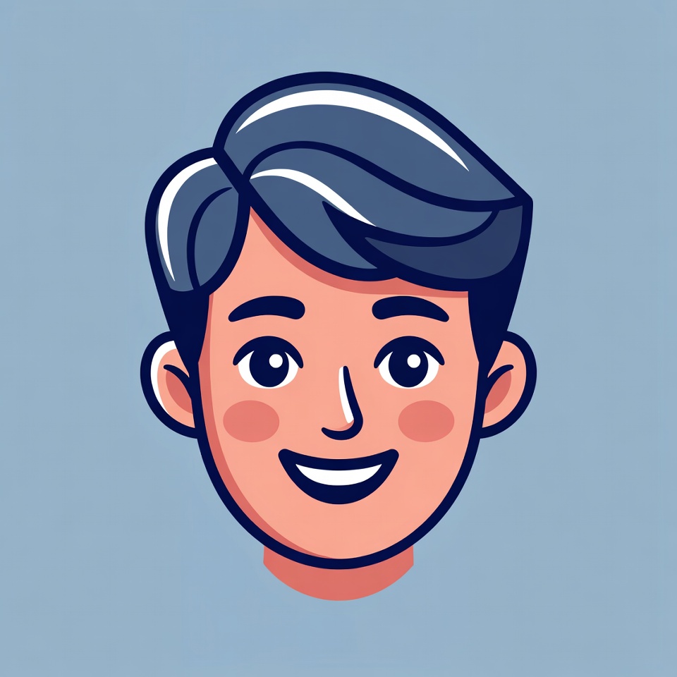 Young man with friendly expression Young man with friendly expression