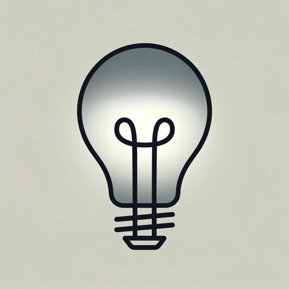 Light bulb design on plain background Light bulb design on plain background