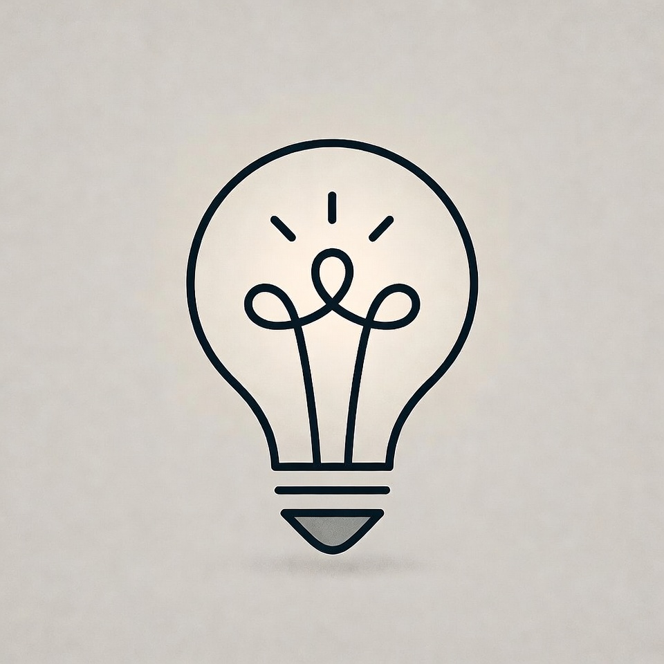 Light bulb design with creative elements Light bulb design with creative elements
