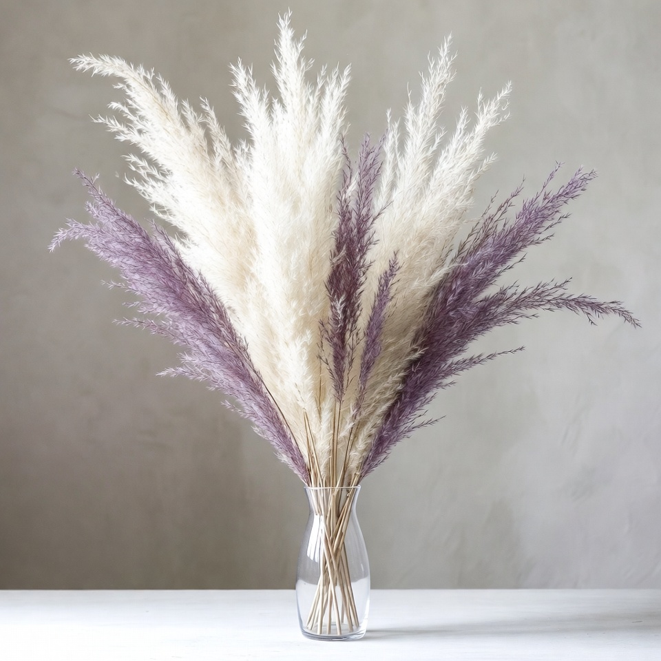 Dried plants arranged in a vase Dried plants arranged in a vase