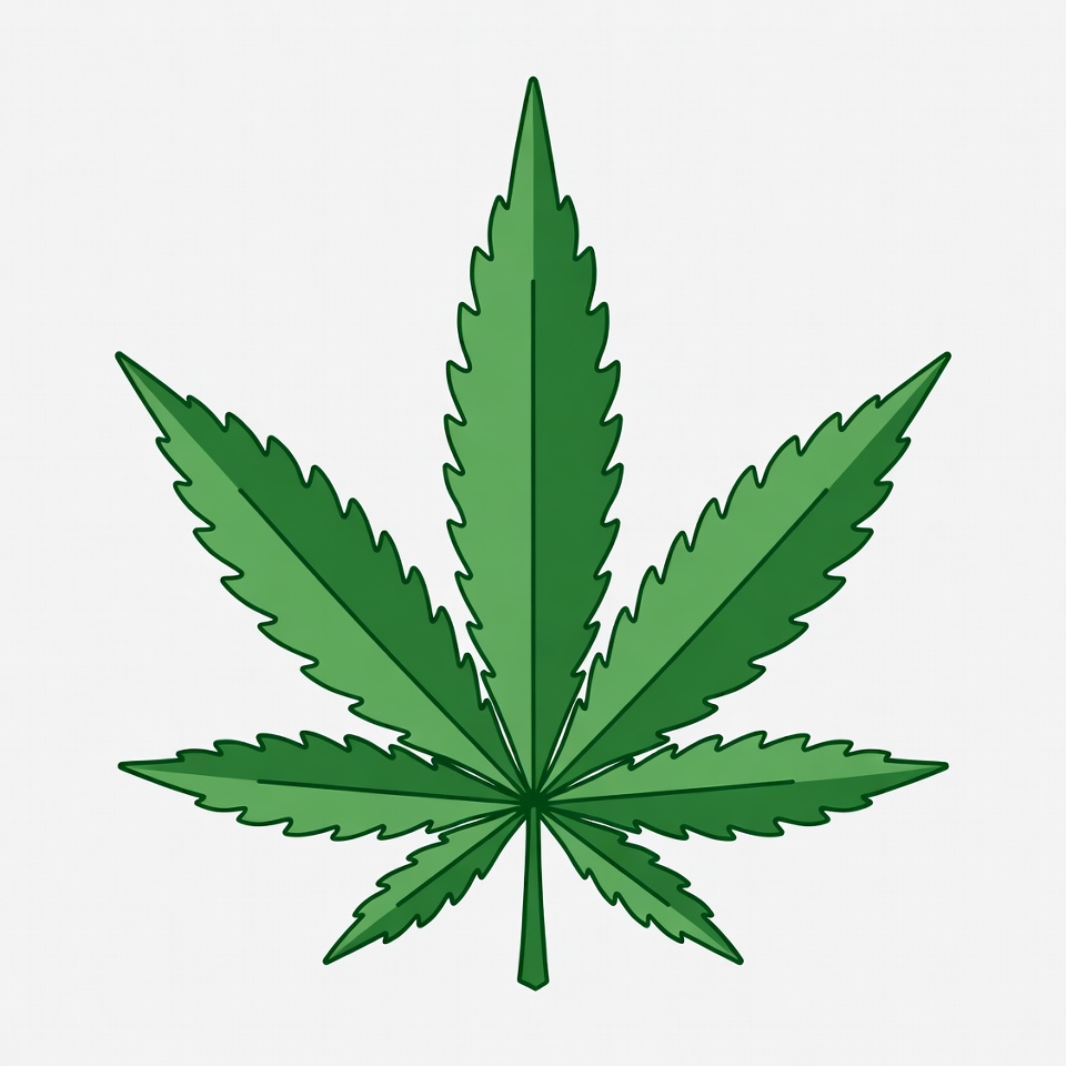 Green leaf on simple background Green leaf on simple background