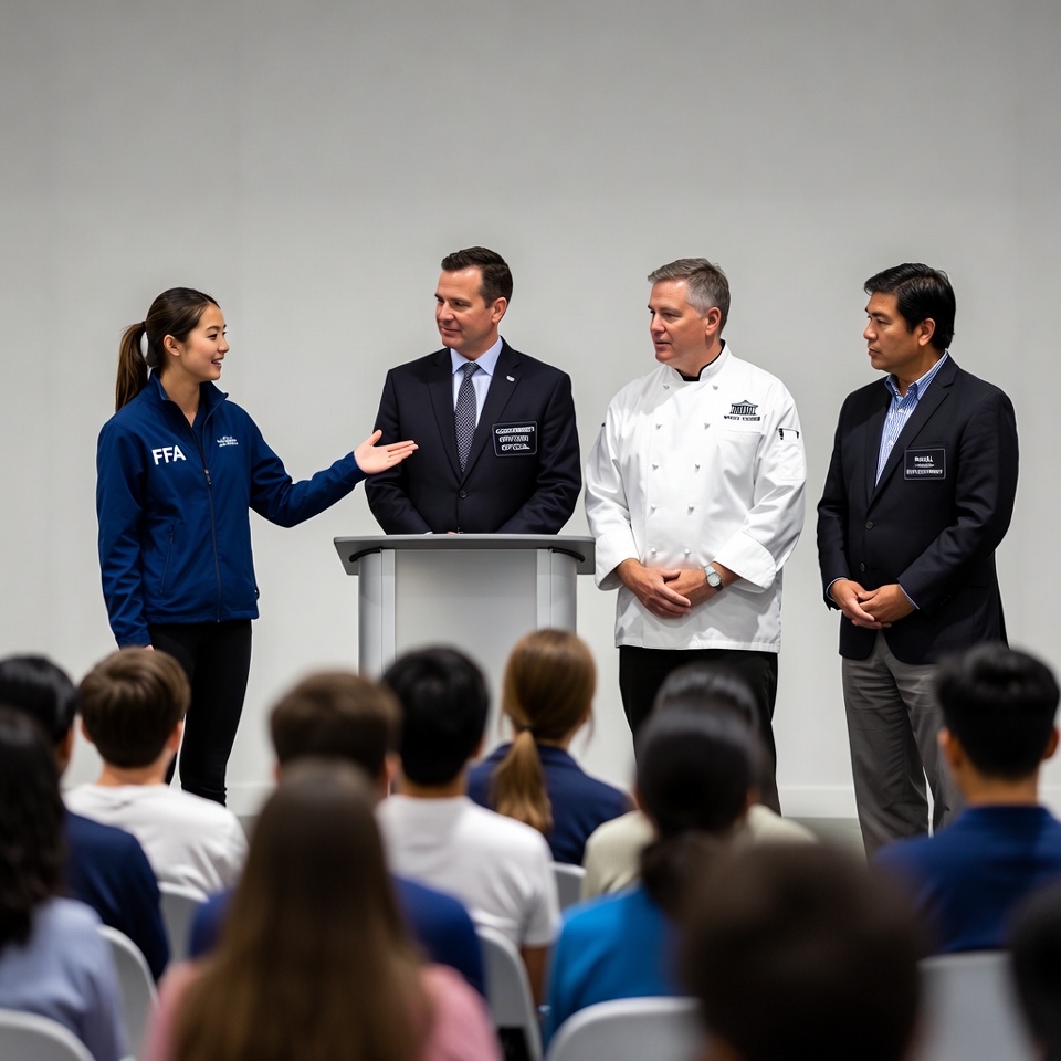 Ffa members speak at event Ffa members speak at event