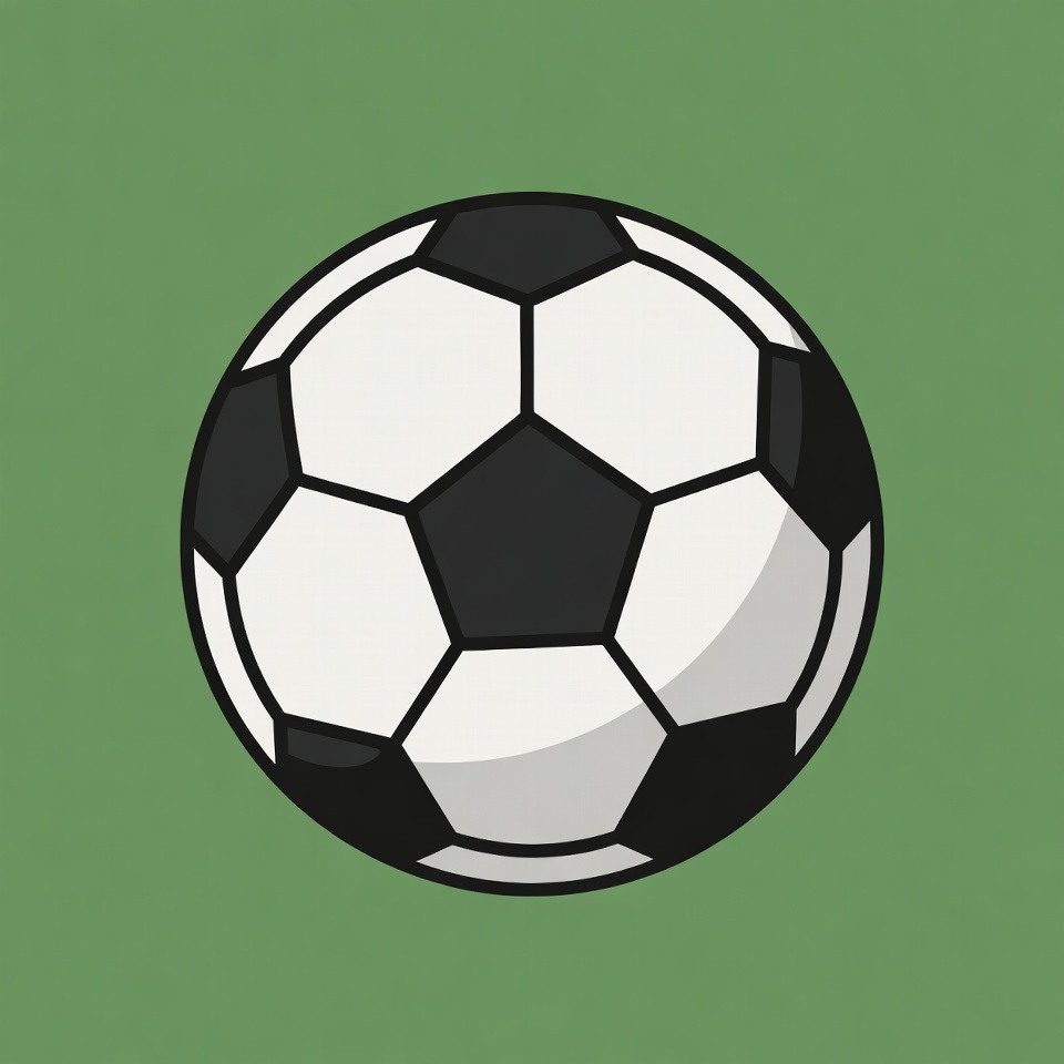 Soccer ball on green field Soccer ball on green field