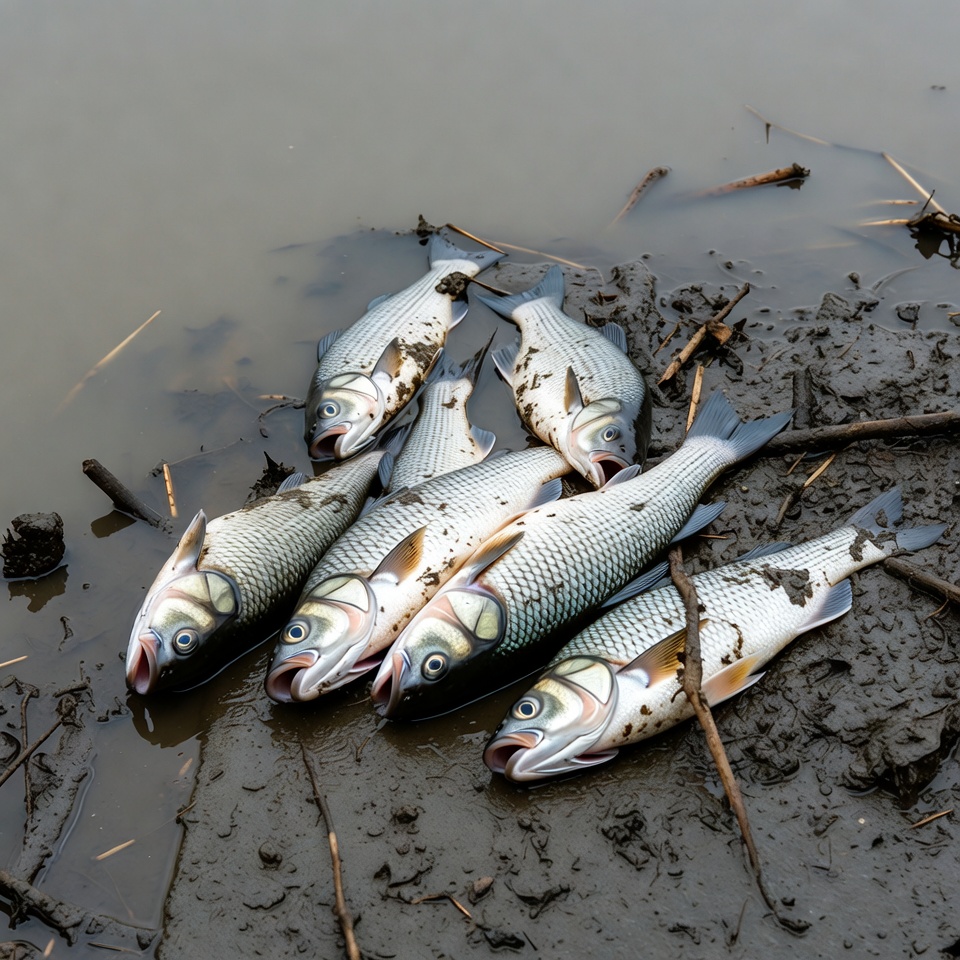 Fish found in muddy water Fish found in muddy water