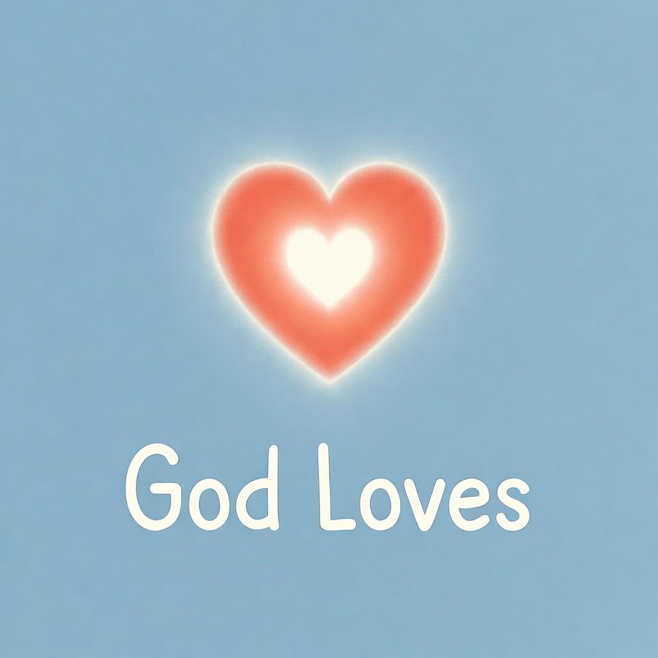 Heart symbol displays message of love Heart symbol displays message of love