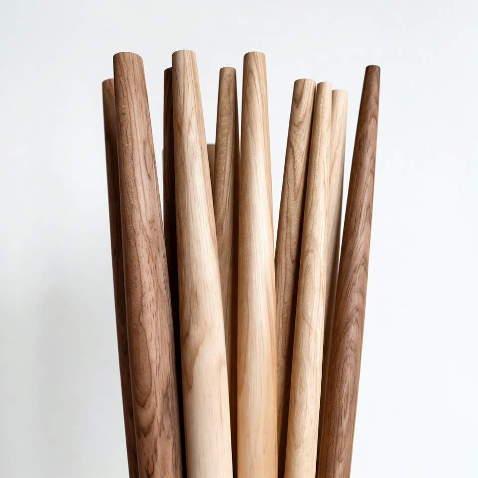 Wooden sticks arranged in a group Wooden sticks arranged in a group