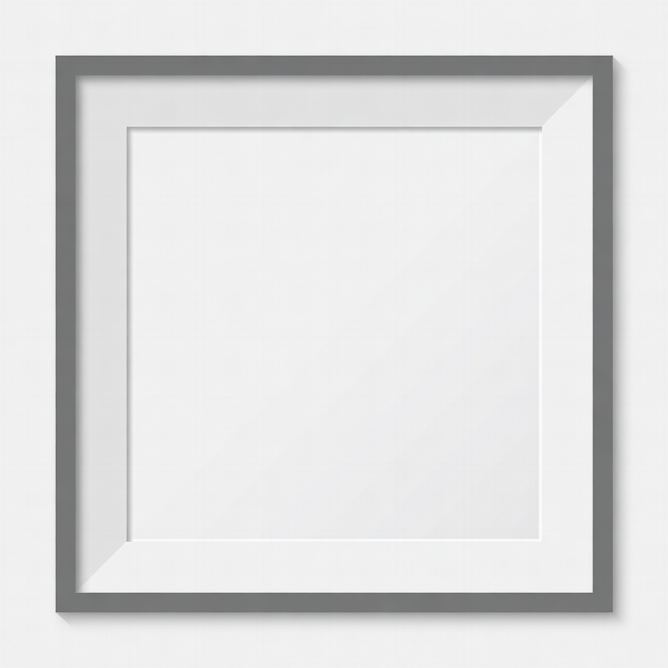 Empty frame on white background Empty frame on white background