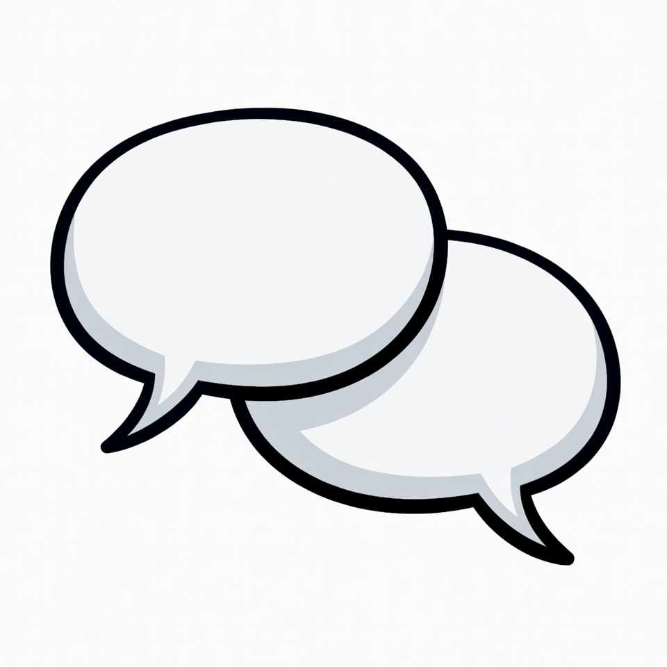 Speech bubbles for communication design Speech bubbles for communication design