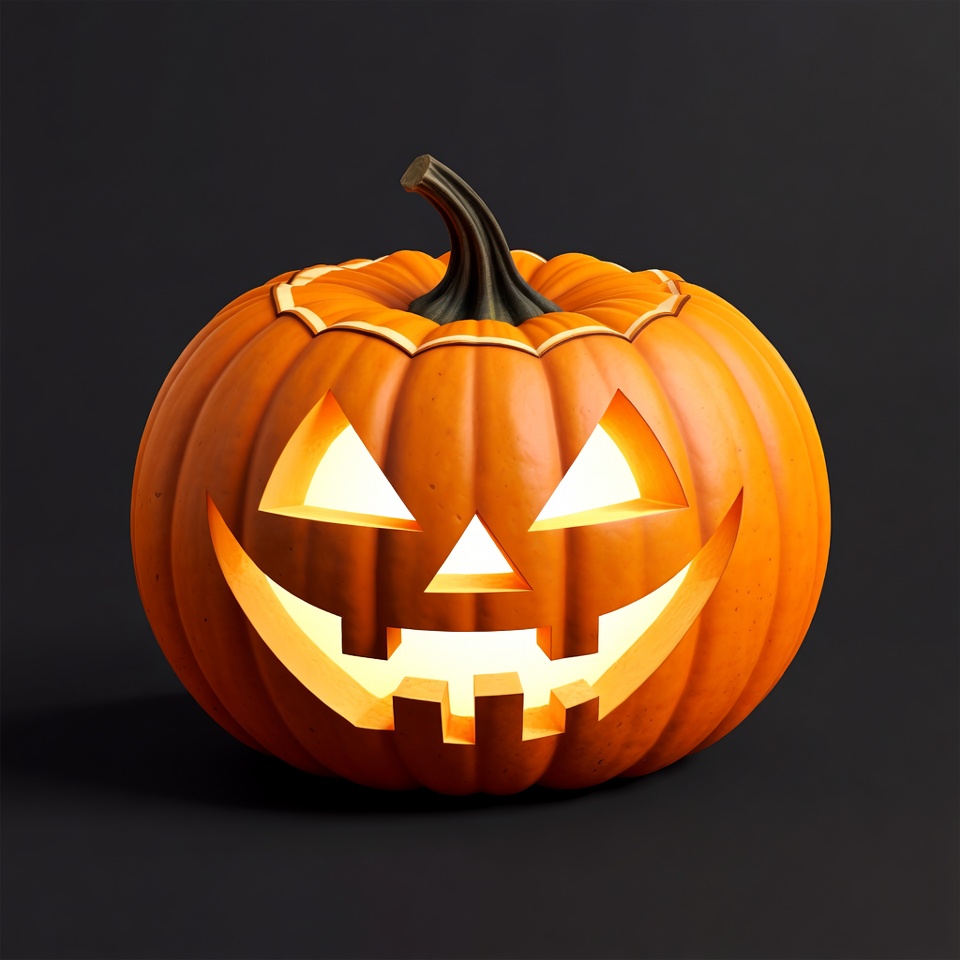 Pumpkin carved for halloween celebration Pumpkin carved for halloween celebration