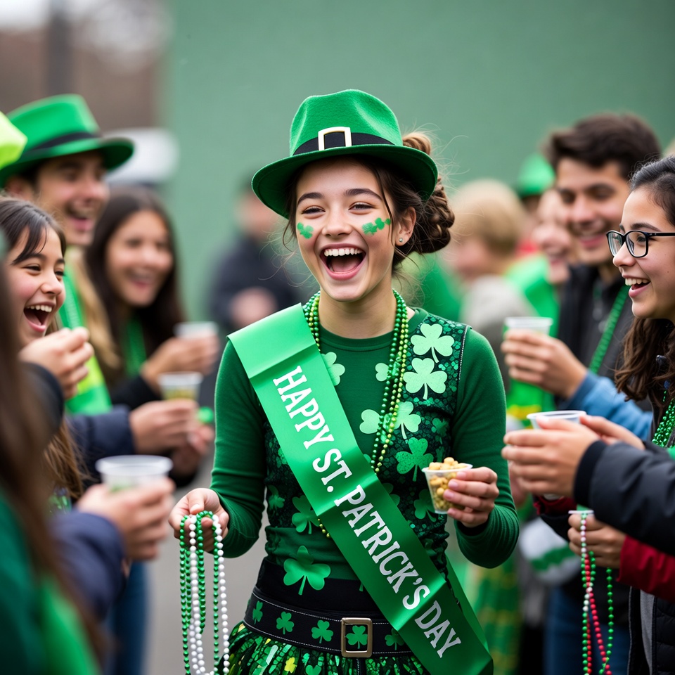 Celebration of st. patrick's day in the park Celebration of st. patrick's day in the park