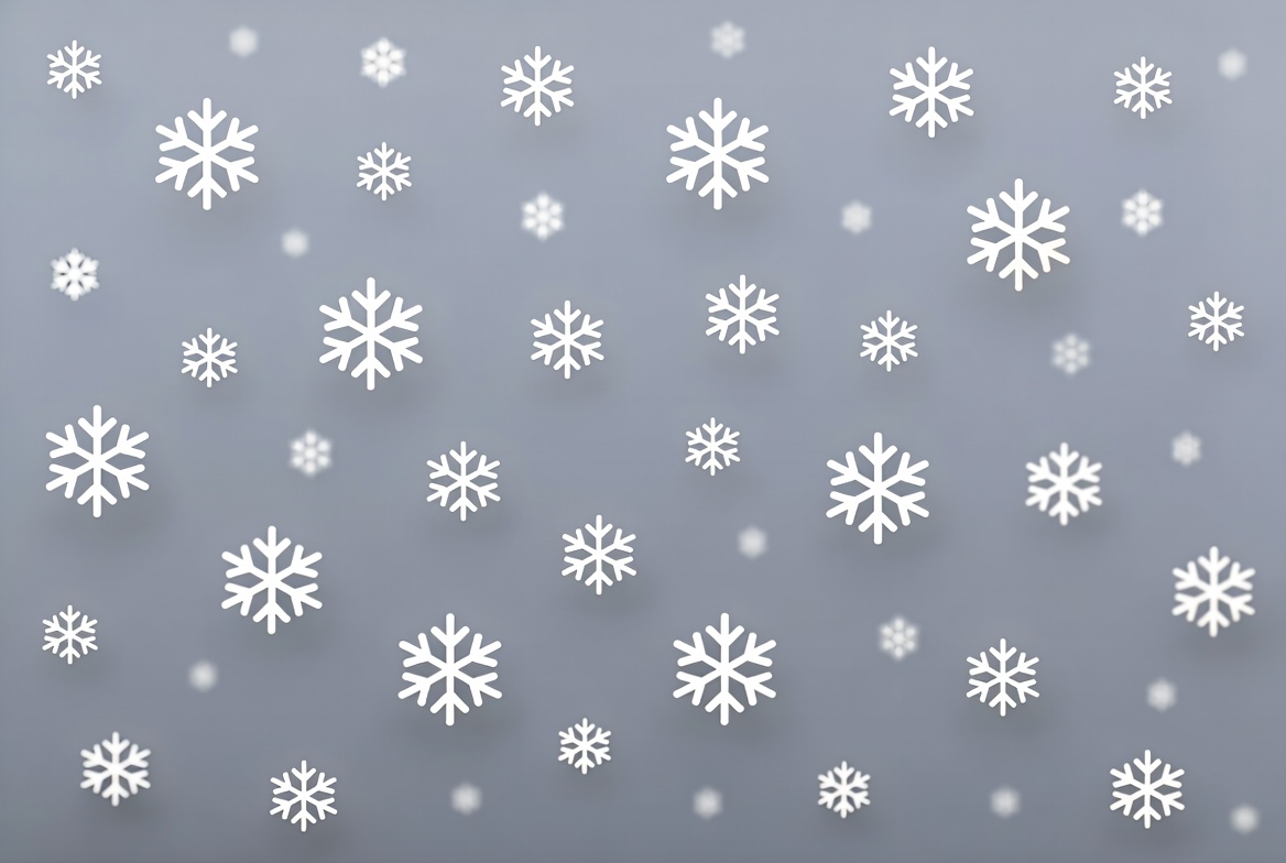 Snowflakes on gray background Snowflakes on gray background