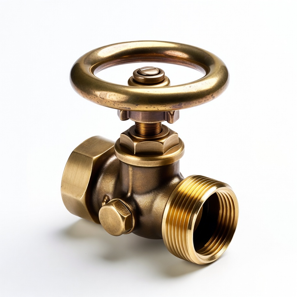 Bronze valve with circular handle design Bronze valve with circular handle design