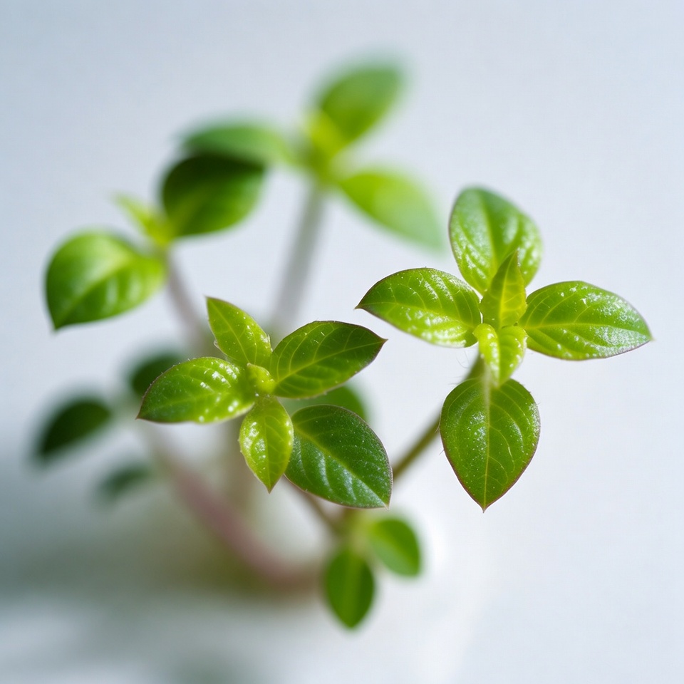 Green plant in white vase growing indoors Green plant in white vase growing indoors