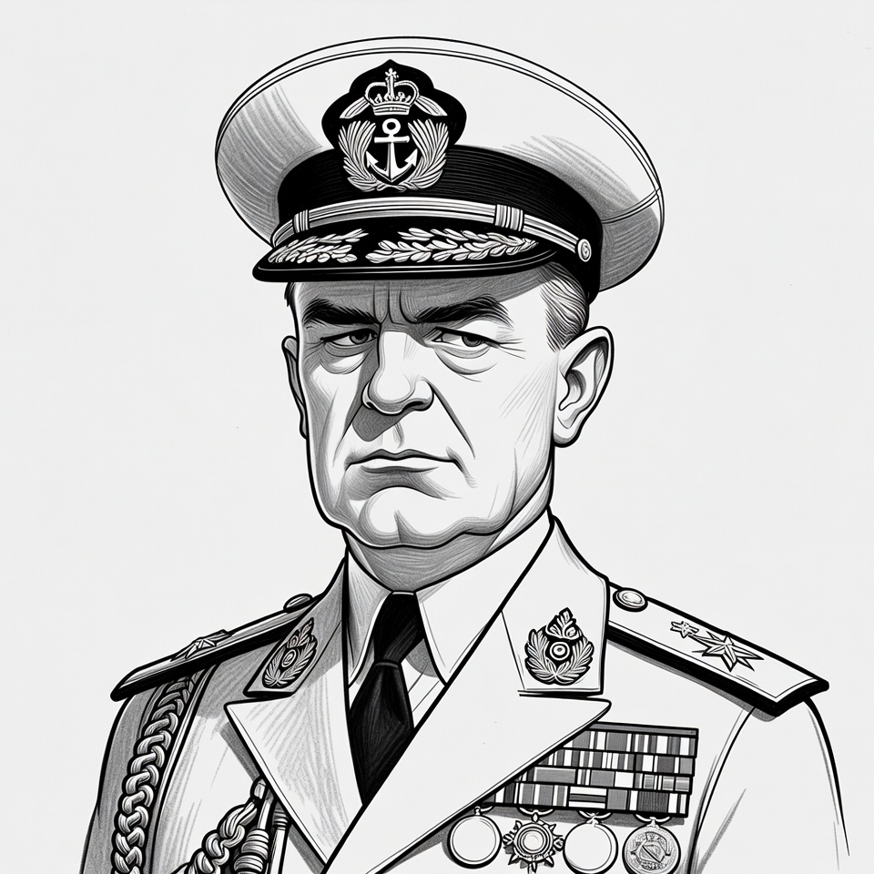 Navy officer portrait in uniform Navy officer portrait in uniform