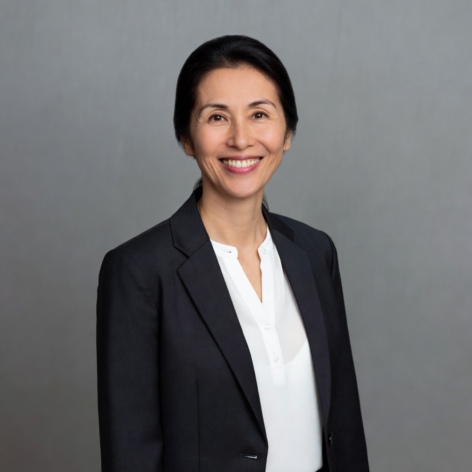 Smiling woman in black suit smiling Smiling woman in black suit smiling