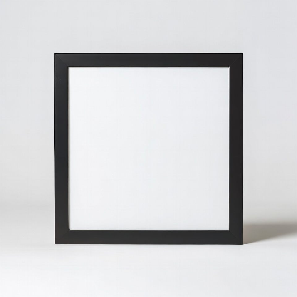 Simple black frame on white background Simple black frame on white background