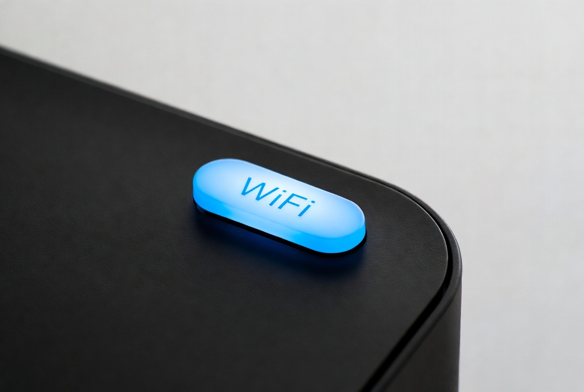 Wifi button on device surface Wifi button on device surface