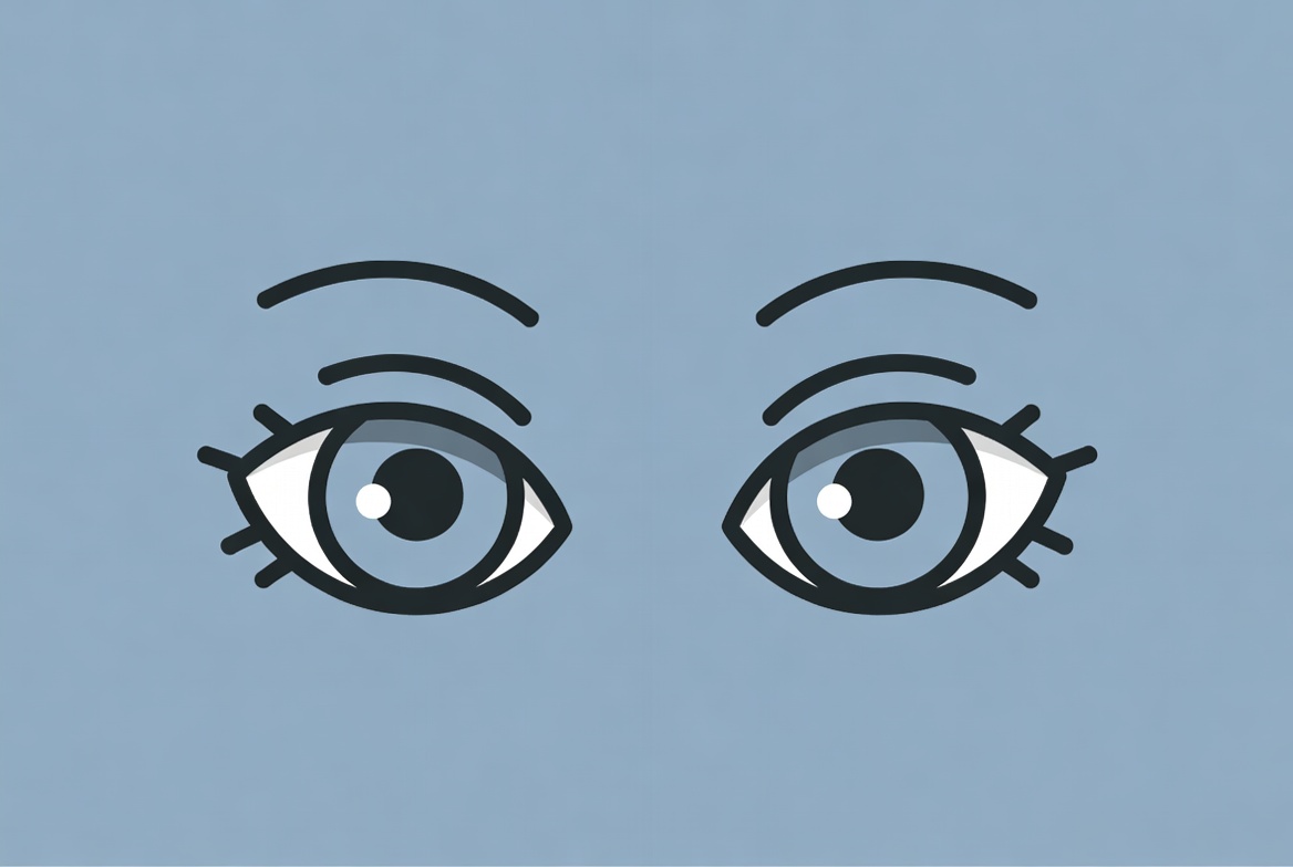 Simple drawing of human eyes Simple drawing of human eyes