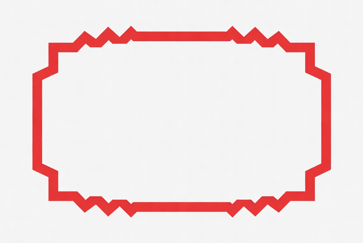 Blank red frame design for art Blank red frame design for art