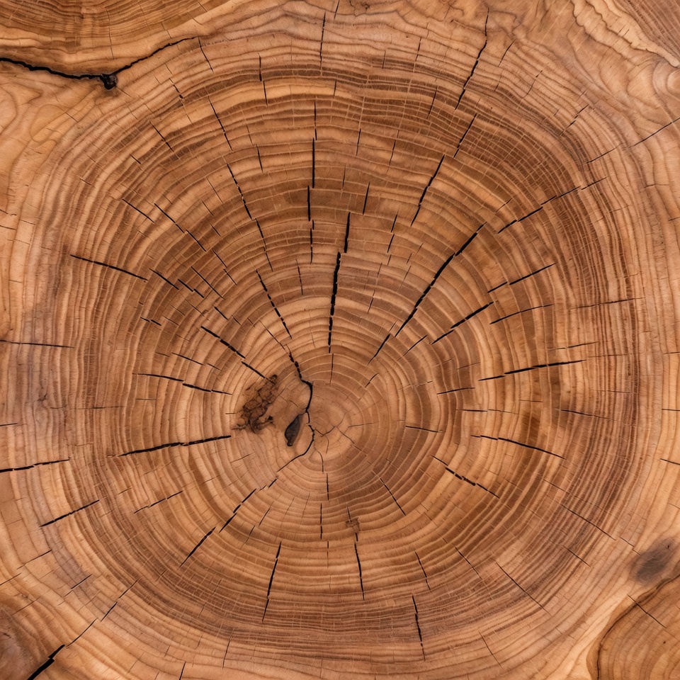 Wood log showing growth rings Wood log showing growth rings