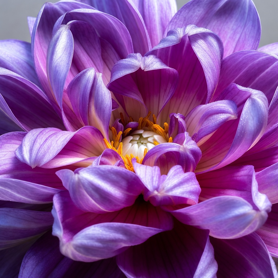 Purple flower with bold petals Purple flower with bold petals