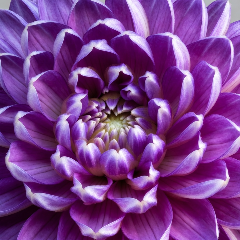 Flower with rich purple petals blooms Flower with rich purple petals blooms