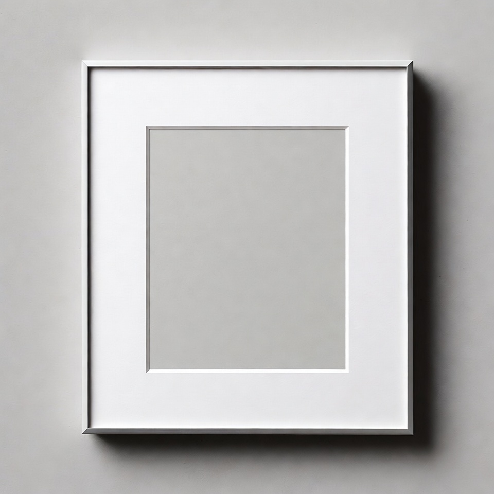 Empty frame on a wall Empty frame on a wall