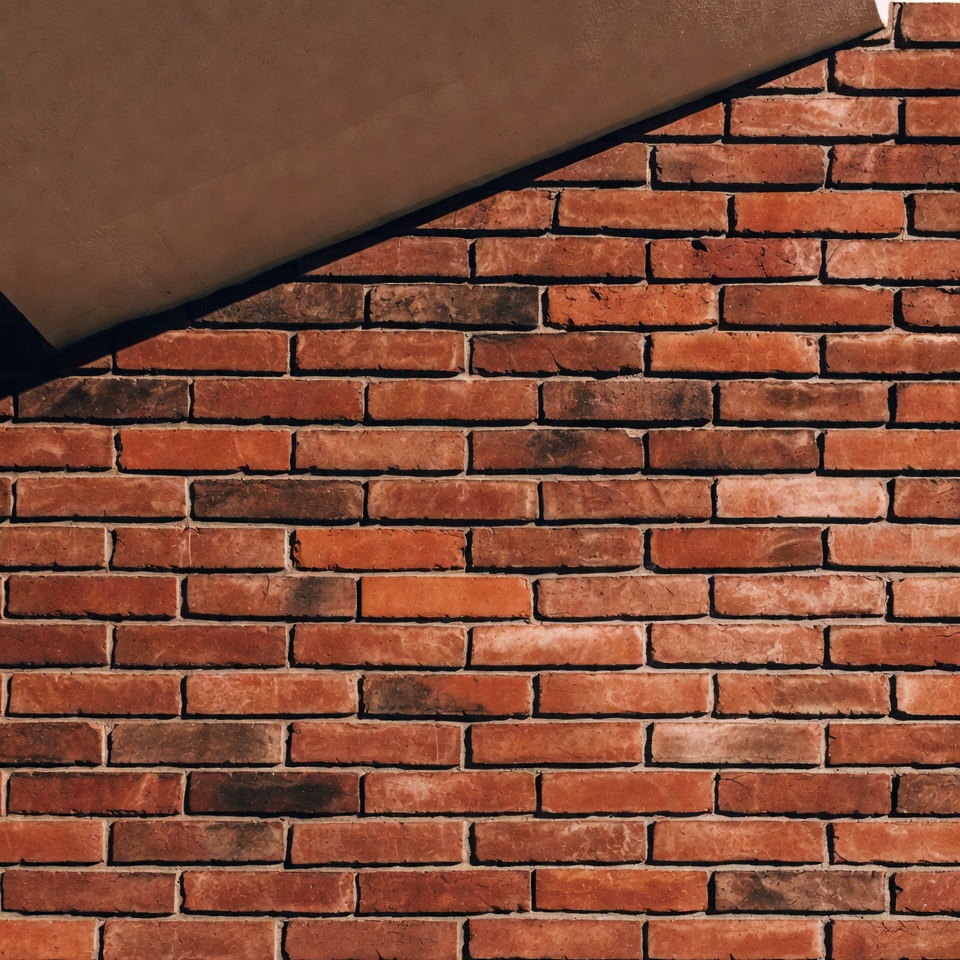 Textured brick wall design shot Textured brick wall design shot