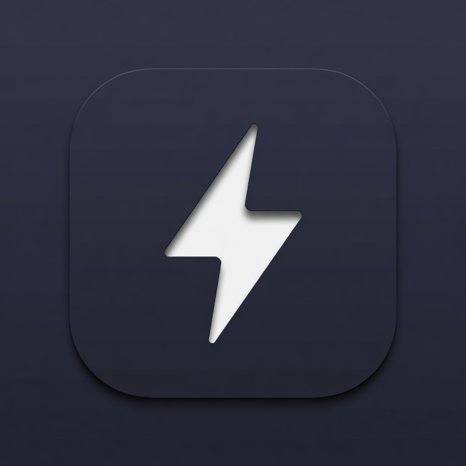 Electric symbol on dark background Electric symbol on dark background