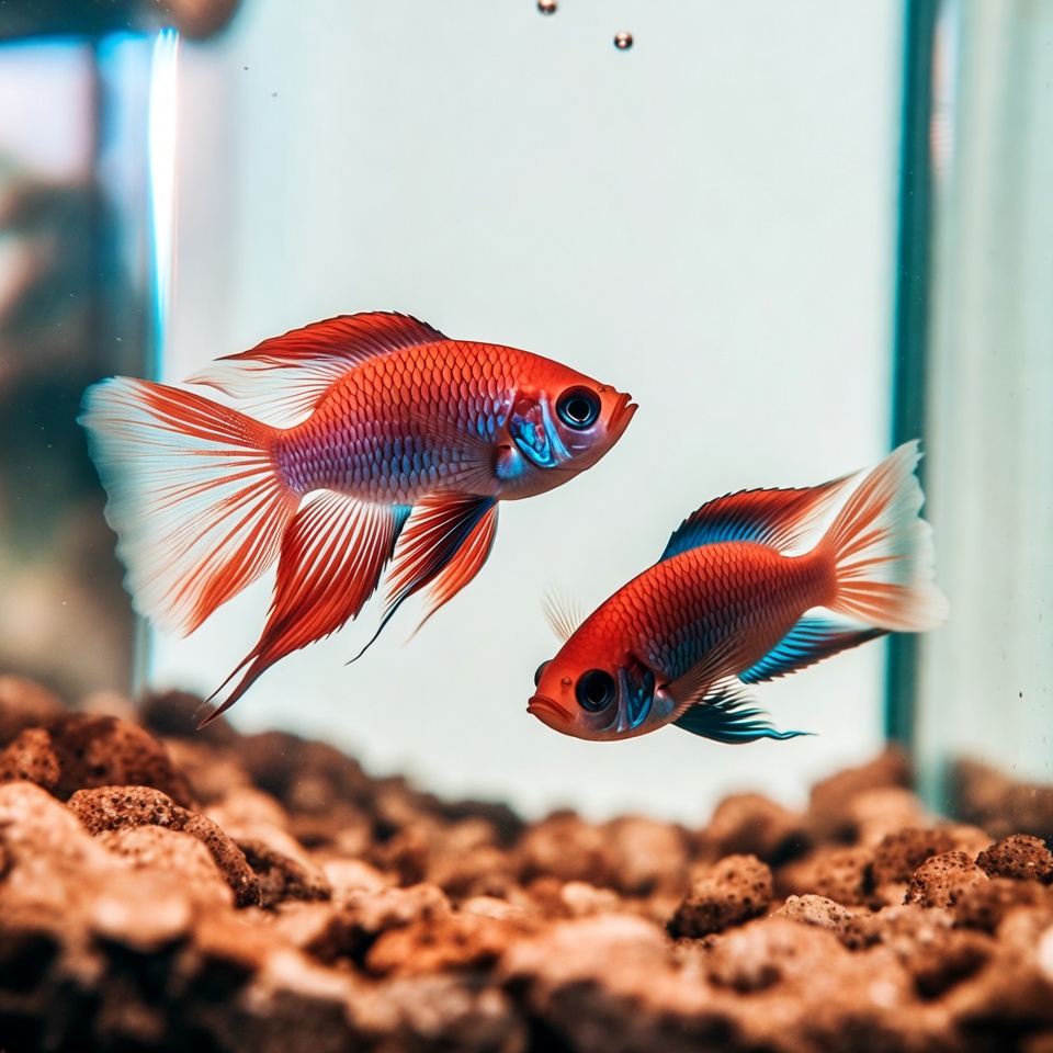 Colorful fish swimming in aquarium Colorful fish swimming in aquarium